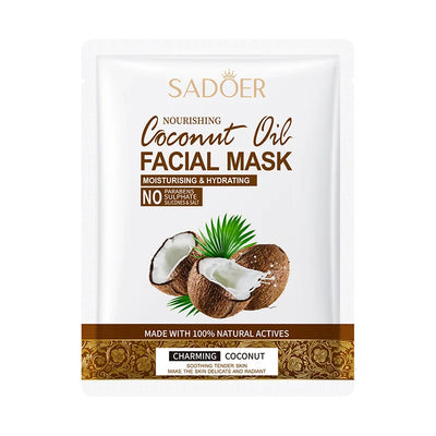 5pcs Coconut Facial Masks