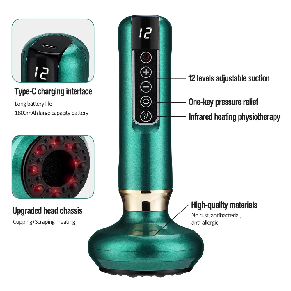 Electric Cupping Massager with Heating