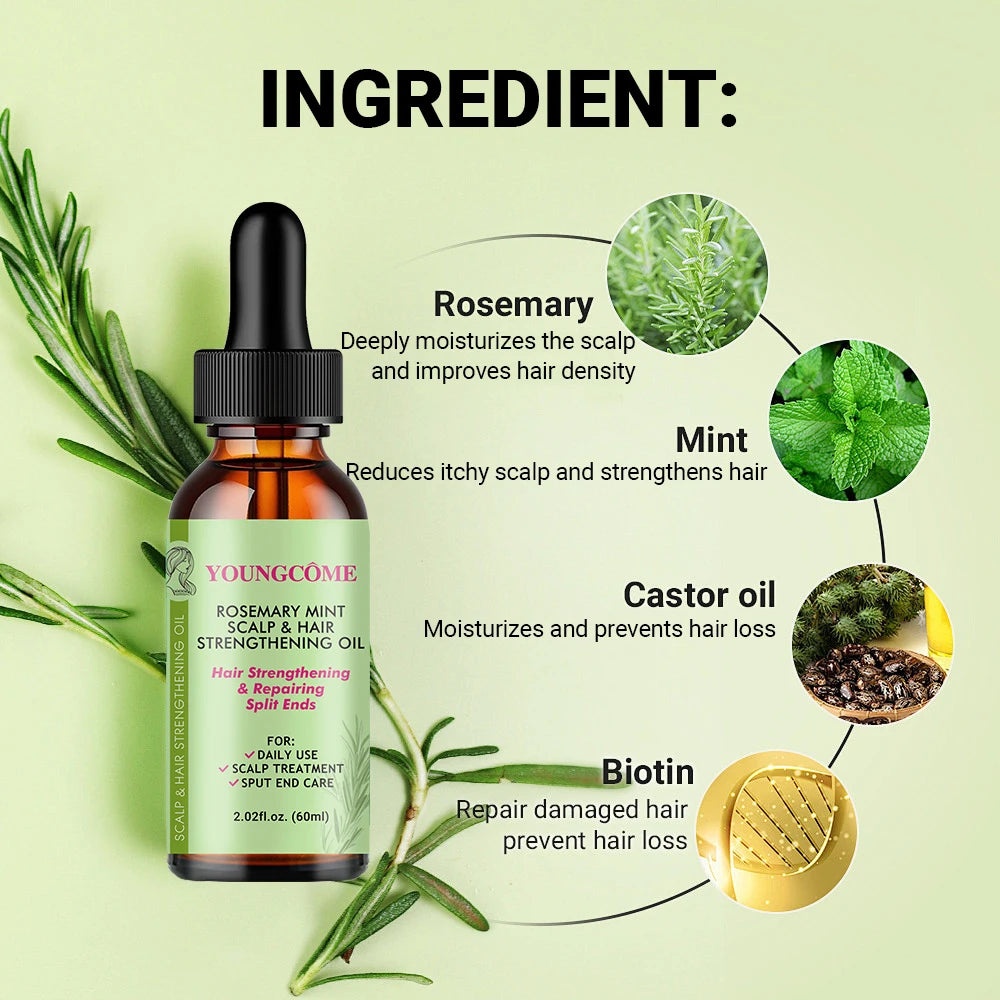 Rosemary Mint Hair Strengthening Oil