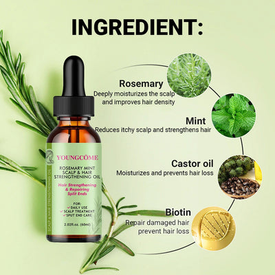 Rosemary Mint Hair Strengthening Oil