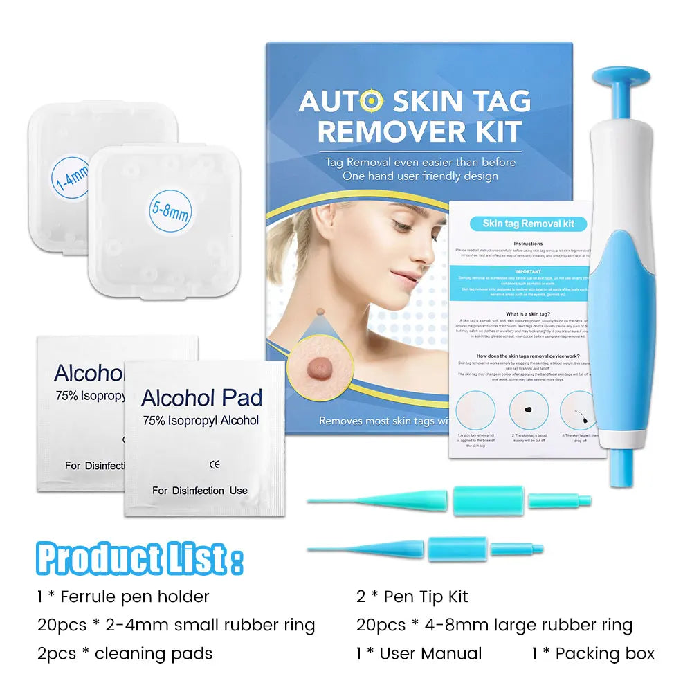 2-in-1 Auto Micro Skin Tag Remover Device